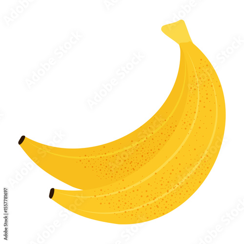 Flat illustrations of various tropical and exotic fruits on white background