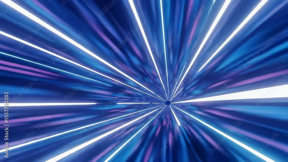 Abstract Light Streaks in Blue and Purple Tunnels Glowing Lines Suggesting High Speed Data Flow Through Digital Networks with Futuristic Geometric Patterns Abstract Light Streaks in Blue and Purple Tunnels Glowing Lines Suggesting High Speed Data Flow Through Digital Networks with Futuristic Geometric Patterns