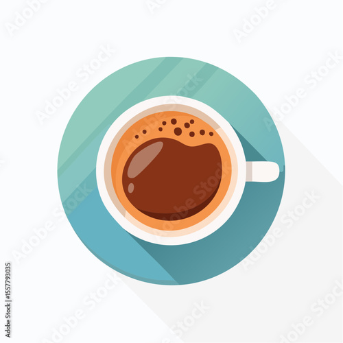 Coffee Cup on a White Background