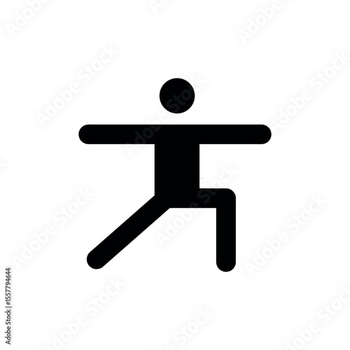 Exercise Silhouette Icons Set | Fitness Workout Poses Vector