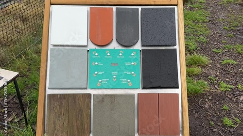 Selection of Construction Coverings on Outdoor Panel