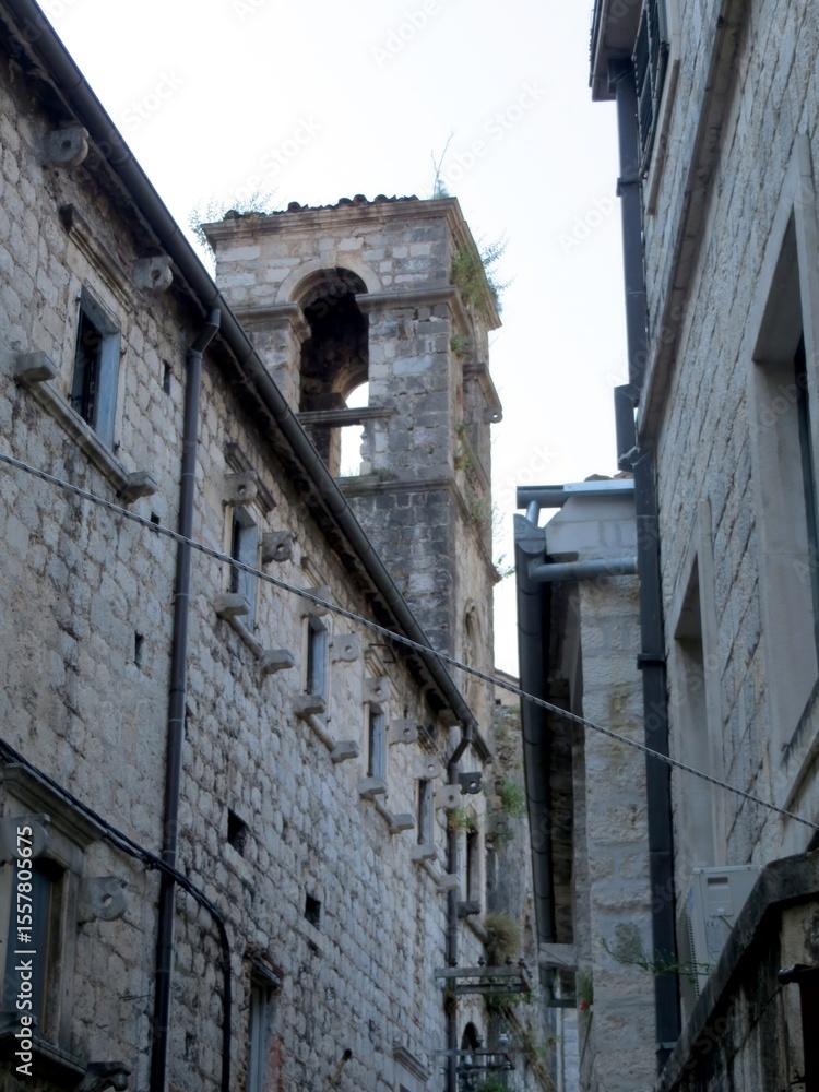 Exploring Kotors Historic Architecture in the Old Town With Its Charming Stone Buildings Exploring Kotors Historic Architecture in the Old Town With Its Charming Stone Buildings