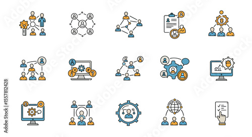 A vector icon set of religious and Christmas symbols, perfect for web and business design