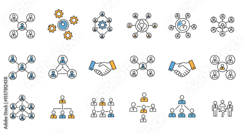 A vector icon set of religious and Christmas symbols, perfect for web and business design