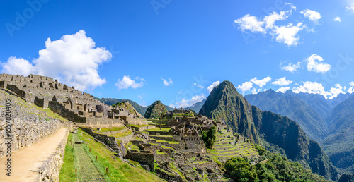 Majestic Machu Picchu Ancient Inca Citadel Amidst the Andes 
