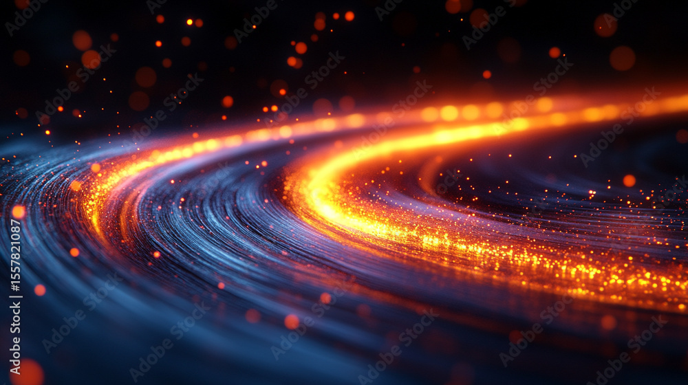 Dynamic orange light streaks moving swiftly across a dark background, creating a vibrant ray effect. Energetic, futuristic, and glowing, perfect for technology or abstract visuals. Caption space on th Dynamic orange light streaks moving swiftly across a dark background, creating a vibrant ray effect. Energetic, futuristic, and glowing, perfect for technology or abstract visuals. Caption space on th