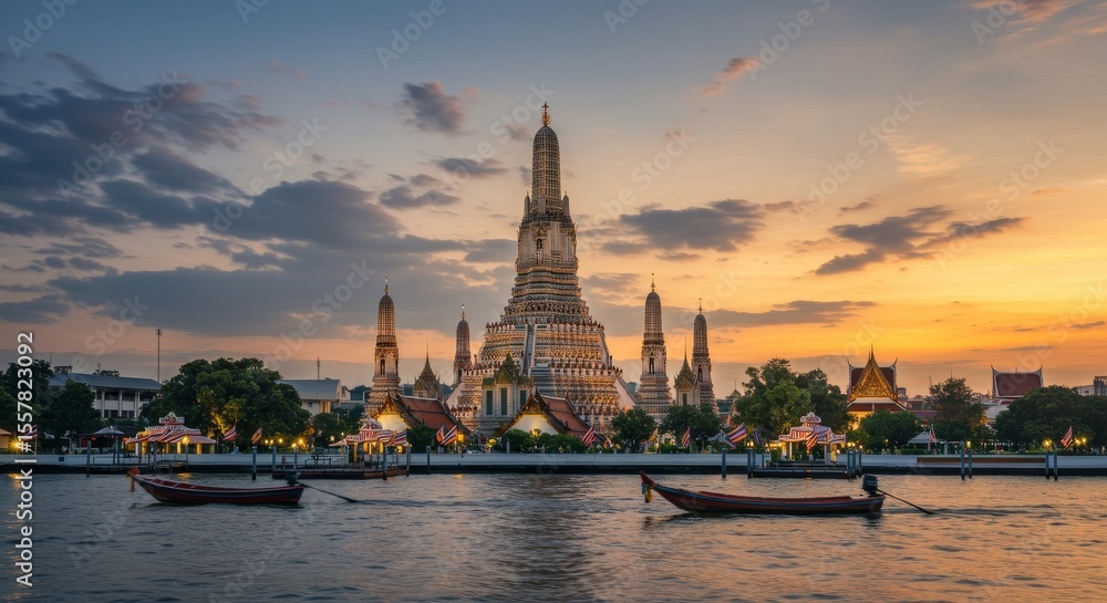 Wat Arun at Sunset Wat Arun at Sunset