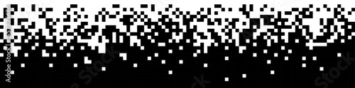 Abstract monochrome pixel gradient background illustration