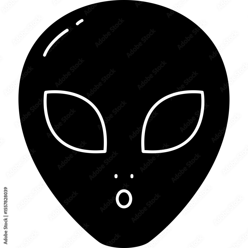 Naklejka premium Alien Icon