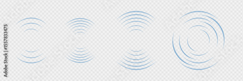 Wifi wave light effect. Png Radar sensor, beep technology, digital sign. Png Transparent neon circle symbol. wireless internet connection. Radar or sonar with wireless technology emitting 
