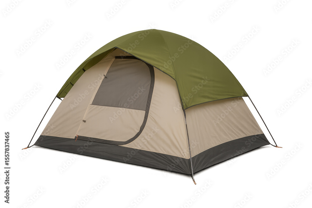 Modern camping tent isolated on transparent background, perfect for outdoor adventures and wilderness exploration Modern camping tent isolated on transparent background, perfect for outdoor adventures and wilderness exploration