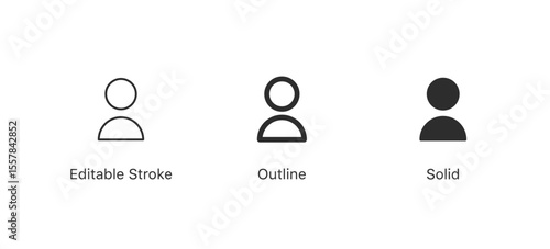 Login icon user icon symbol | User profile icon set. profile avatar icon vector, User account profile black in flat style | for social media, accounts, and user interface