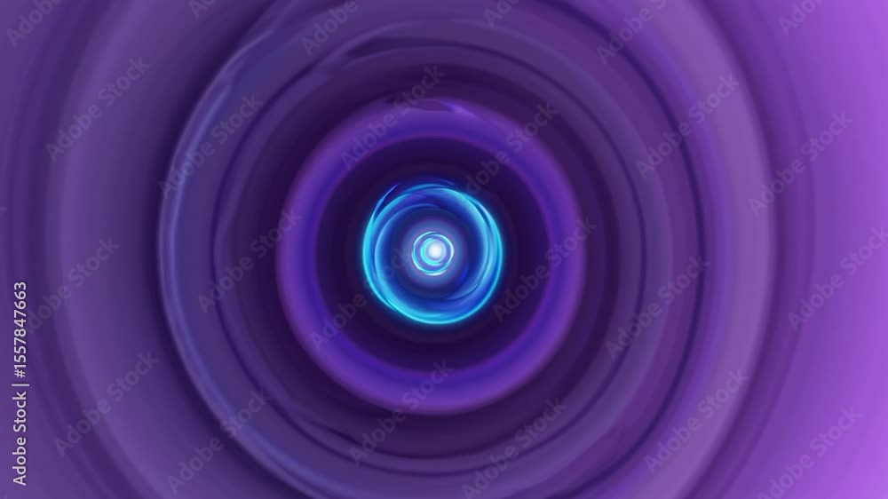 Abstract animation features a mesmerizing neon light tunnel swirling inwards, creating a captivating visual experience with changing colors from blue to purple Abstract animation features a mesmerizing neon light tunnel swirling inwards, creating a captivating visual experience with changing colors from blue to purple