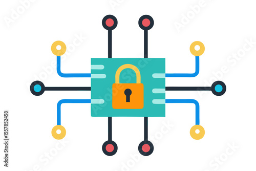 Cybersecurity Chip Lock System for Data Protection