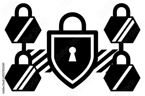 Blockchain Lock Network Security with Shielded Encryption