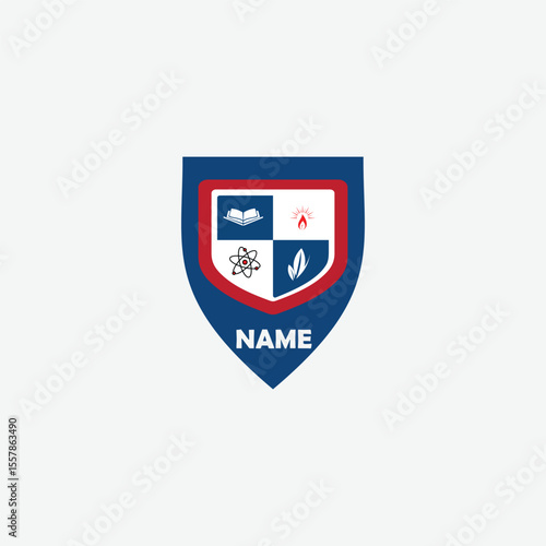 3610 educational logo school college university learning institute book academy organization