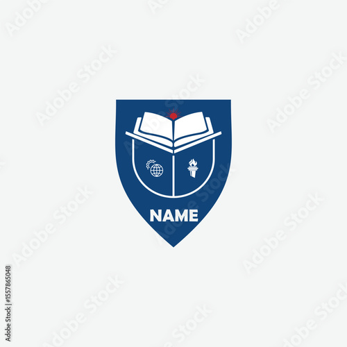 3640 educational logo school college university learning institute book academy organization [Converted]