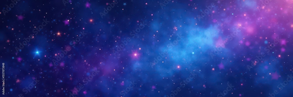 Scattered stars against a gradient background of blues and purples , starry, nebulae, night Scattered stars against a gradient background of blues and purples , starry, nebulae, night