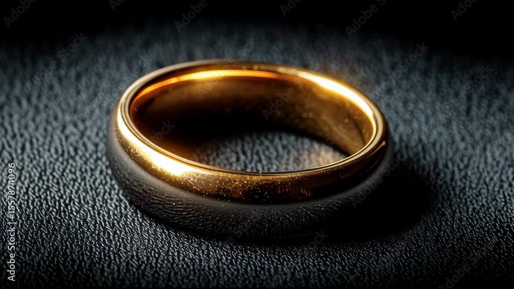 A beautifully crafted gold wedding ring floats gracefully above a misty, textured surface, set against a dark background. The image symbolizes eternal love, commitment, unity, and timeless romance, hi A beautifully crafted gold wedding ring floats gracefully above a misty, textured surface, set against a dark background. The image symbolizes eternal love, commitment, unity, and timeless romance, hi