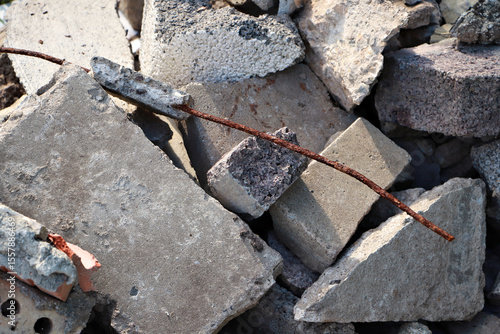 Alter Beton, Bauschutt