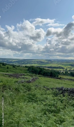 Wallpaper Mural landscape with clouds Torontodigital.ca