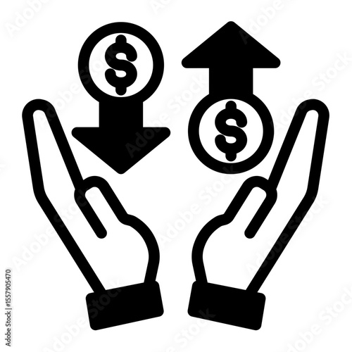 Credit Union Membership and Finance Icon from Financial Services Collection (Mixed style)