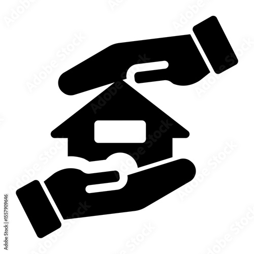 Real Estate Property Investment Icon from Financial Services Collection (Solid Lineal style)