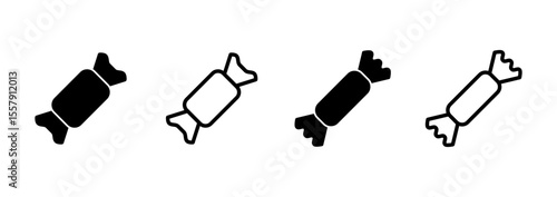 Candy icon logo design. candy sign and symbol.