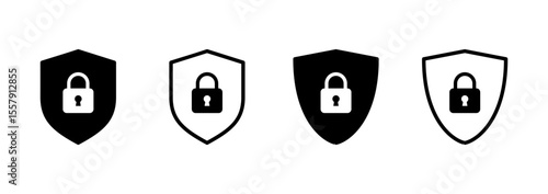 Security icon logo design. protection icon. privacy. vpn