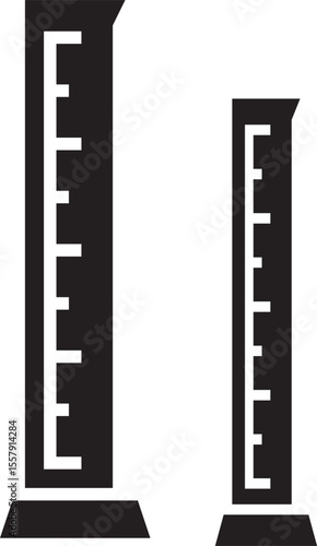 Silhouette Laboratory Graduated Cylinders