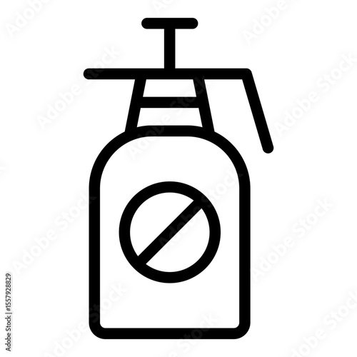 Pesticide icon. Vector line icon