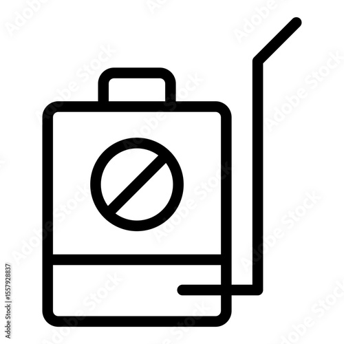 Pesticide icon. Vector line icon
