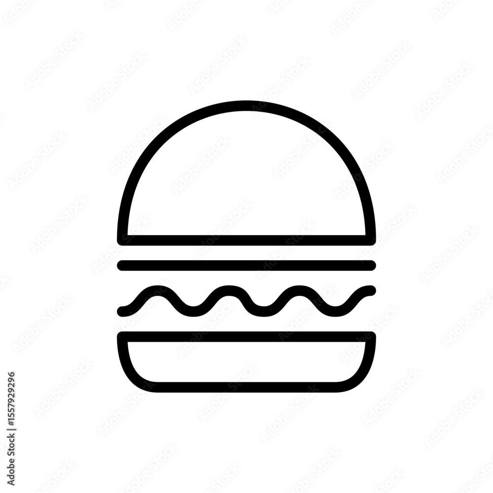 Burger icon symbol for apps and websites. burger sign and symbol. hamburger Burger icon symbol for apps and websites. burger sign and symbol. hamburger