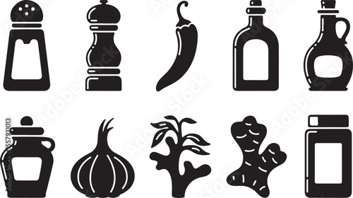 Spice Up Your Culinary Creations A Collection of Essential Cooking Icons