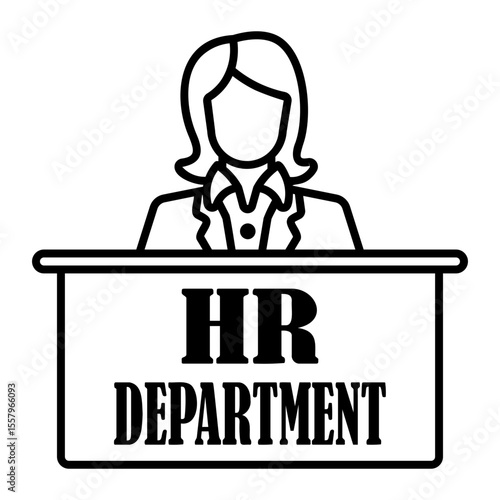 recruitment Line Icon