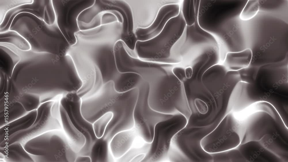 Padrão Abstrato em Tons de Cinza - Textura Fluida