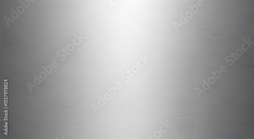 Shiny stainless steel texture with a polished finish. Realistic silver metal background with a vertical highlight and a smooth, clean surface.