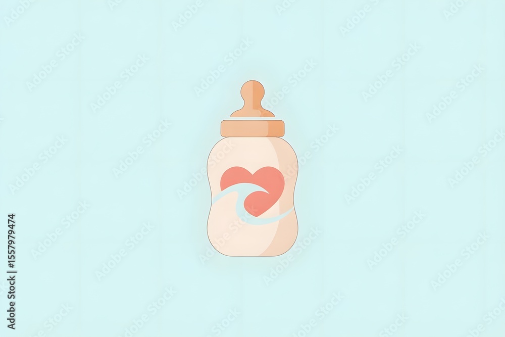 Fototapeta premium baby pacifier and dummy