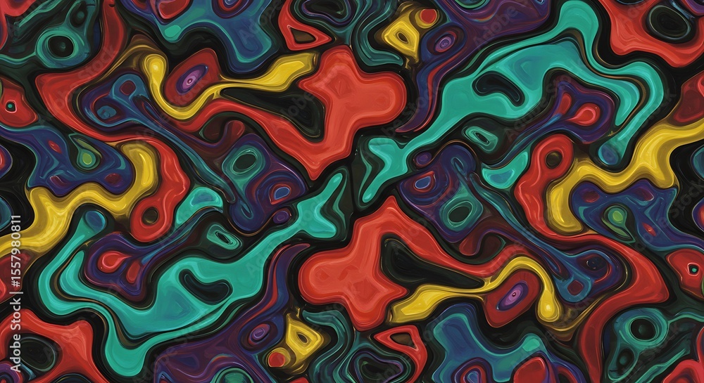custom made wallpaper toronto digitalAbstract colorful pattern design