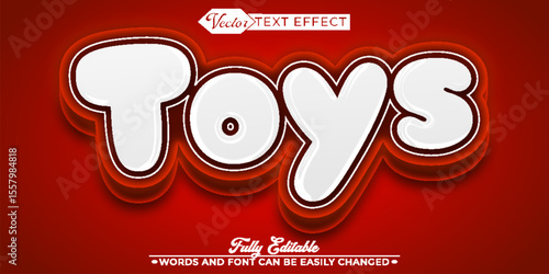  Toys Kids Fun Colorful Playful Cute Fully Editable Text Effect Template