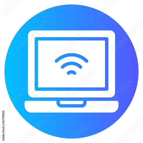 wifi gradient icon