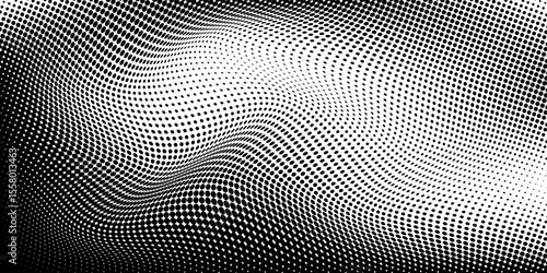grunge Halftone white and black dots pattern and black gradient grunge texture background. Dotted line comic sport style vector illustration