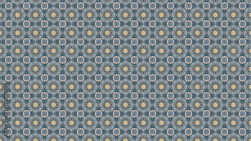 Premium and Colorful floral pattern with geometric design.