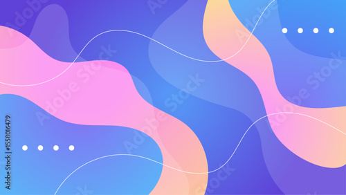 Abstract colorful wavy design with lines suitable for backgrounds, packaging, advertisements, textiles, and web design projects that need vibrant patterns.