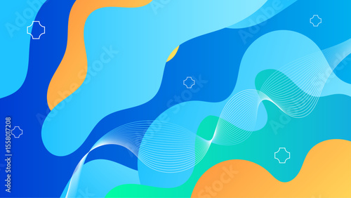 Abstract yellow purple design with wavy lines, ideal for backgrounds, digital art, prints, and creative projects needing vibrant colors and dynamic patterns.