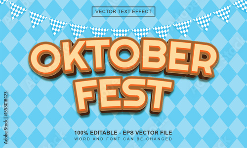Oktoberfest 3d Text Effect
