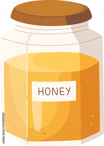 Honey Jar Illustration

