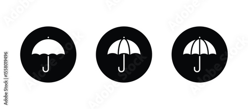 Umbrella Icon Vector for web, computer and mobile app	