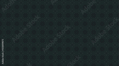 Modern pattern with geometric and floral decorative elements.