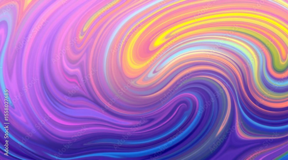 Obraz premium Abstract art background colorful design fluid illustration liquid marble pattern texture wallpaper swirl